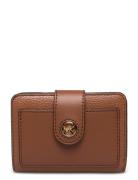 Sm Tab Compact Pckt Wllt Bags Card Holders & Wallets Wallets Brown Mic...