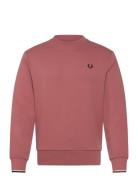 Crew Neck Sweatshirt Tops Sweat-shirts & Hoodies Sweat-shirts Pink Fre...