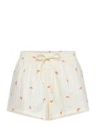 Short Co Jacquard Croissant Shorts Cream Hunkemöller