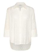 Jdytallie 3/4 Long Shirt Wvn Tops Shirts Long-sleeved White JDY