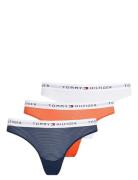 3 Pack Mesh Thong Stringtruse Undertøy White Tommy Hilfiger