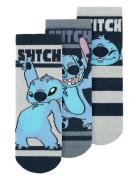 Nmmahan Stitch 3P Sock Wdi Socks & Tights Socks Navy Name It