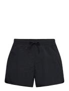 Structured Mid-Thigh Swim Shorts Badeshorts Black Weekday