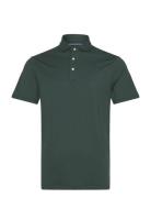 Pima Cotton Polo Designers Polos Short-sleeved Green Hackett London