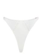 Lyra-Satin String Lingerie Panties High Waisted Panties White Dorina