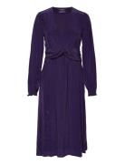 Knotted Waist Detail V-Neck Dress Dresses Cocktail Dresses Pink Scotch...