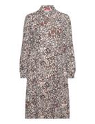 Dresses Light Woven Knelang Kjole Brown Esprit Collection