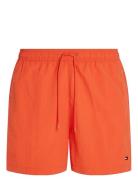 Medium Drawstring Badeshorts Orange Tommy Hilfiger