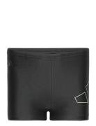 Performance Big Bars Swim Boxer Badeshorts Black Adidas Sportswear