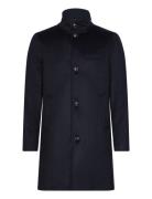 Jesse Melton Cashmere Coat Ullfrakk Frakk Navy J. Lindeberg