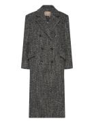 Coat With Straight Shoulders Ullfrakk Frakk Black Stella Nova