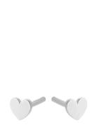 Mini Heart Earsticks Accessories Jewellery Earrings Studs Silver Perni...