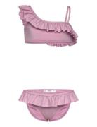 Ruffled Bikini Bikini Pink Mango