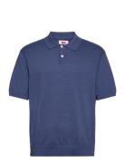 Sweater Knit Polo Coastal Fjor Tops Knitwear Short Sleeve Knitted Polo...