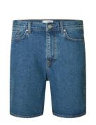 Slhreg Alex Mid Blue Denim Shorts Bottoms Shorts Denim Blue Selected H...