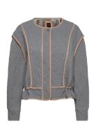 C_Juliki Vattert Jakke Grey BOSS