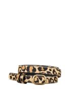 Leopa Leather Kyra Belt Belte Multi/patterned Becksöndergaard