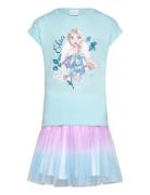 T Shirt + Short Sets Sets With Short-sleeved T-shirt Blue Frost