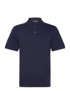 Alex Polo Shirt Tops Polos Short-sleeved Blue Oscar Jacobson