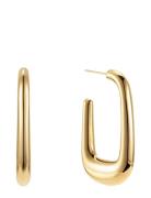 Lou Hoop Earring Gold Accessories Jewellery Earrings Hoops Gold By Jol...