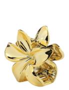 Plumeria Metallic Big Accessories Hair Accessories Hair Claws Gold SUI...