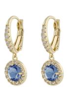 Seine Pendant Ear G/Light Blue - Accessories Jewellery Earrings Hoops ...