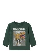Nmmjewel Jurassic Nreg Ls Top Noos Sky Tops T-shirts Long-sleeved T-sh...