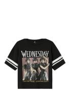 Nkfjixina Wed Ss Rlx Top Box Noos Sky Tops T-shirts Short-sleeved Blac...