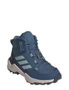 Terrex Ax4R Mid K Vinterstøvletter Med Snøring Navy Adidas Terrex