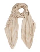 Th Monogram Square Accessories Scarves Lightweight Scarves Beige Tommy...