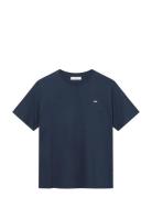 Wwessential Sami Classic Tshirt Designers T-shirts Short-sleeved Navy ...