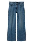Nlfbett Dnm Nw R Wide Pant Noos Bottoms Jeans Regular Jeans Blue LMTD
