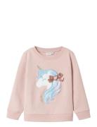 Nmfkisa Sweat Unb Tops Sweat-shirts & Hoodies Sweat-shirts Pink Name I...