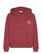 Small Logo Hoodie Tops Sweat-shirts & Hoodies Hoodies Red Lee Jeans