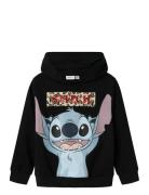 Nkfjixiri Stitch Nreg Sweat Wh Unb Wdi Tops Sweat-shirts & Hoodies Hoo...