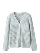 Nmfkind Ls Knit Card Tops Knitwear Cardigans Blue Name It