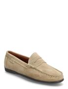 Driving Loafer Sde Marstrand Mokasiner Lave Sko Beige Marstrand