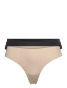 Performance Thong 2P Stringtruse Undertøy Multi/patterned Björn Borg
