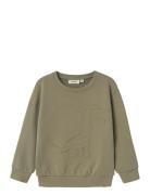 Nmmjobo Ls Nr Sweat Lil Tops Sweat-shirts & Hoodies Sweat-shirts Green...