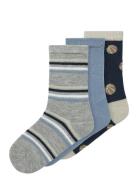 Nmmkeaton 3P Sock Socks & Tights Socks Blue Name It