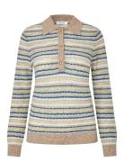 Falkirk Poloshirt Tops Knitwear Jumpers Multi/patterned Nué Notes