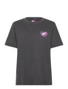 Tjw Rlx Neon Ss Tee Ext Tops T-shirts & Tops Short-sleeved Black Tommy...