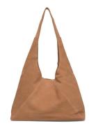 Suede Shoulder Bag Bags Small Shoulder Bags-crossbody Bags Brown Mango