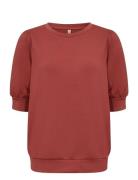 Sc-Banu Tops Sweat-shirts & Hoodies Sweat-shirts Red Soyaconcept