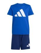 J Bl T-Set Sets Sets With Short-sleeved T-shirt Blue Adidas Sportswear