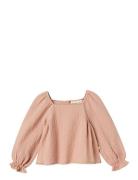 Nmflulu Ls Shirt Lil Tops T-shirts Long-sleeved T-shirts Pink Lil'Atel...