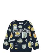 Nmmjazy Pokemon Nreg Sweat Unb Sky Tops Sweat-shirts & Hoodies Sweat-s...