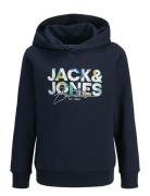 Jjgeplas Sweat Hood Jnr Tops Sweat-shirts & Hoodies Hoodies Navy Jack ...