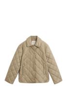 Quilted Jacket With Collar Vattert Jakke Beige GANT
