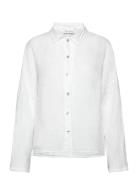 Leanora Shirt Tops Shirts Long-sleeved White Noella
